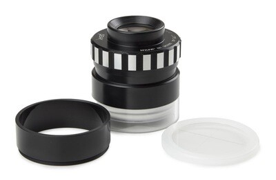 Meetloep 4x vergroting Ø 30 mm oculair. Beeldveld 65 mm. Meetschaal 25-0-25 mm. Verdeling 0,1, 0,5 en 1,0 mm