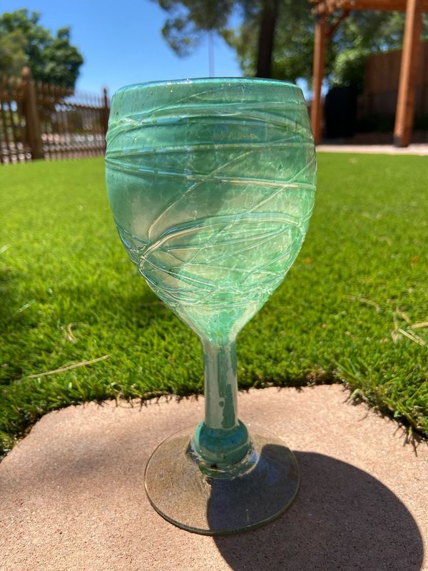 Reg Glass Spiderweb Wine Cup