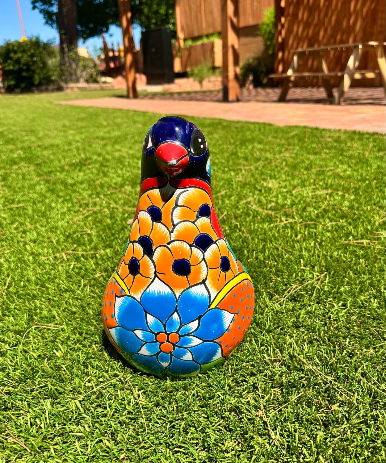 Small Talavera Dove Planter
