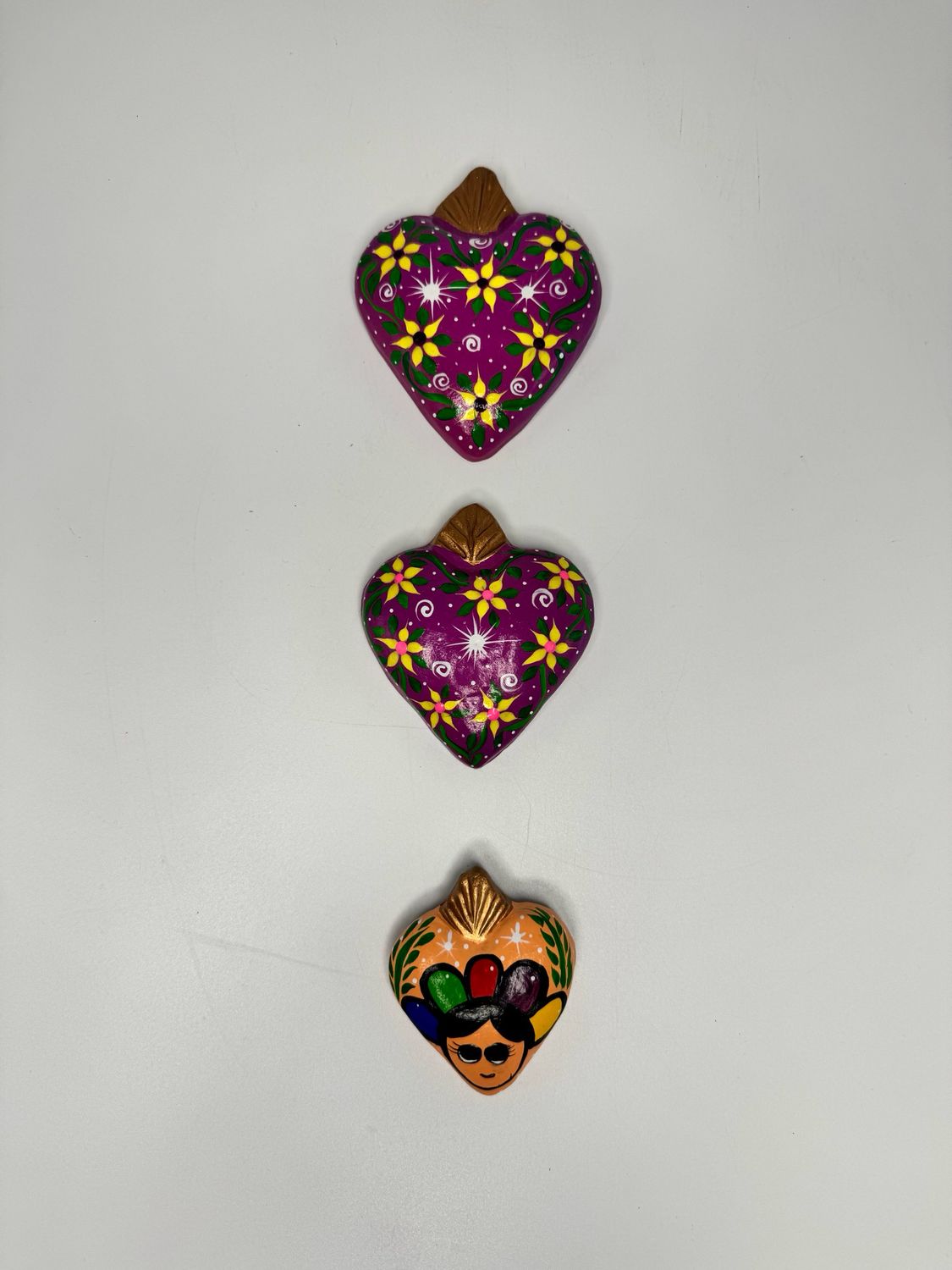 3 Piece Set Of Mini Hearts