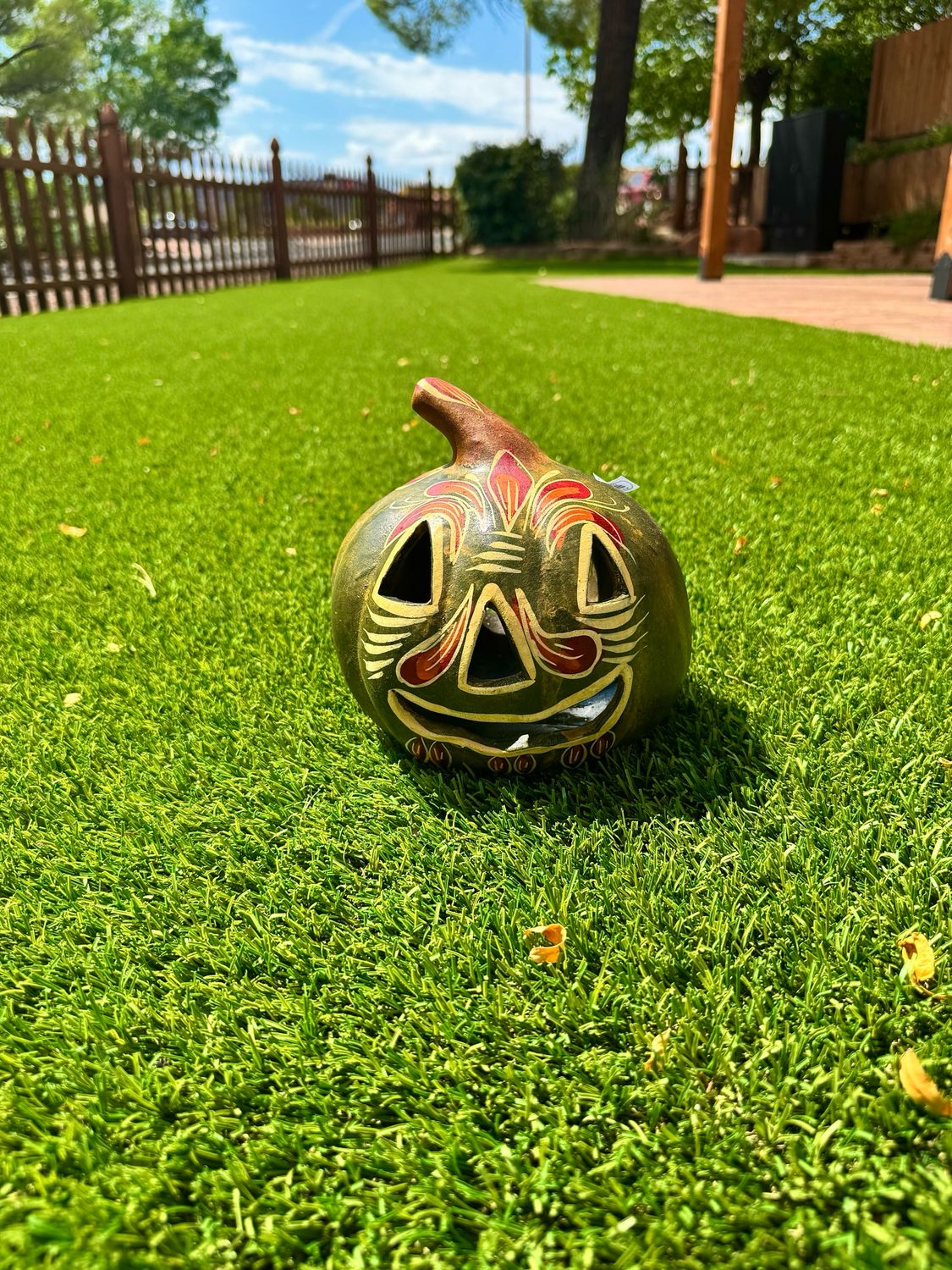 Washed Clay Small Pumpkin