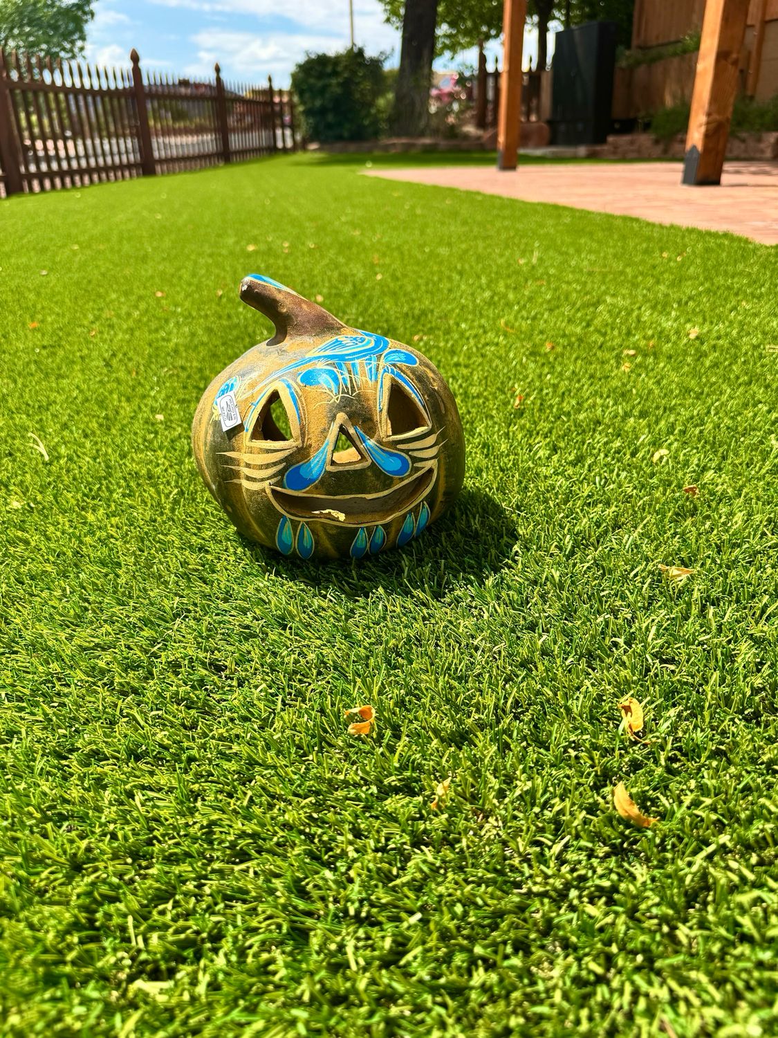 Washed Clay Small Pumpkin