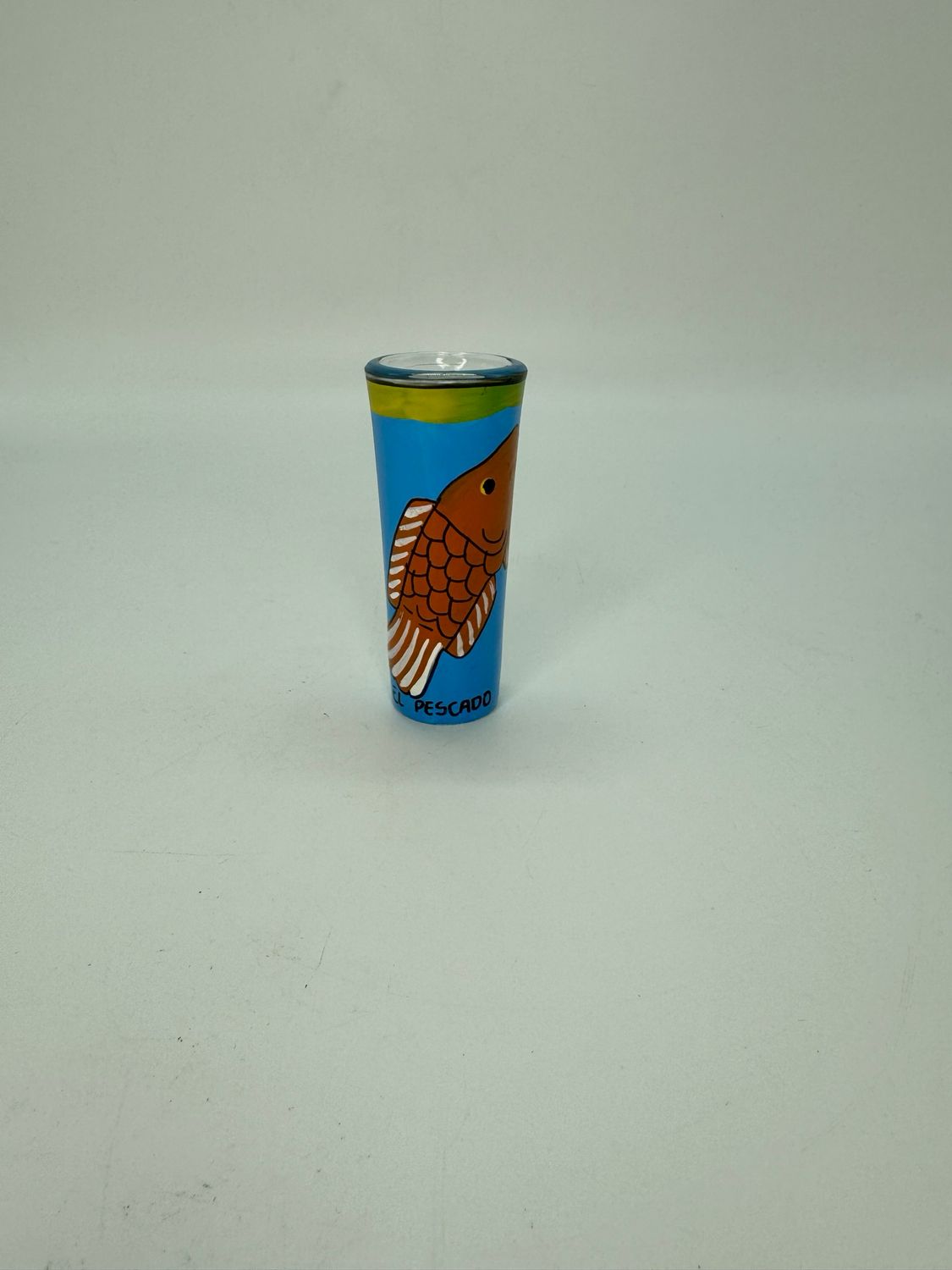 Lotería Tall Glass Tequilero - Textured