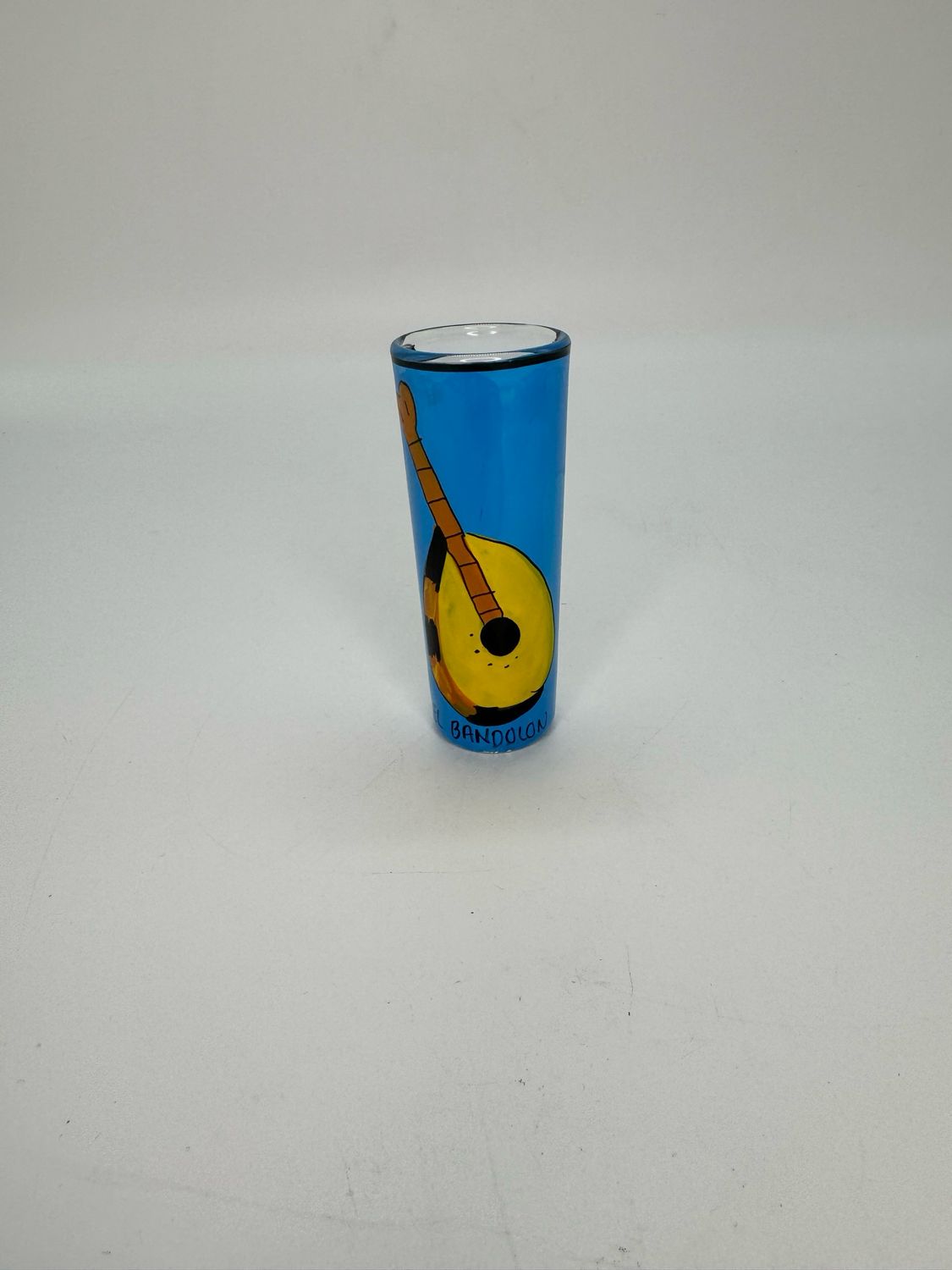 Lotería Tall Glass Tequilero - Textured