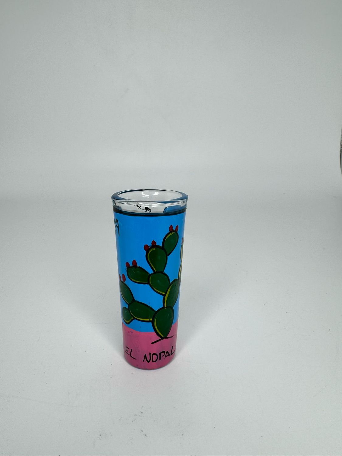 Lotería Tall Glass Tequilero - Textured