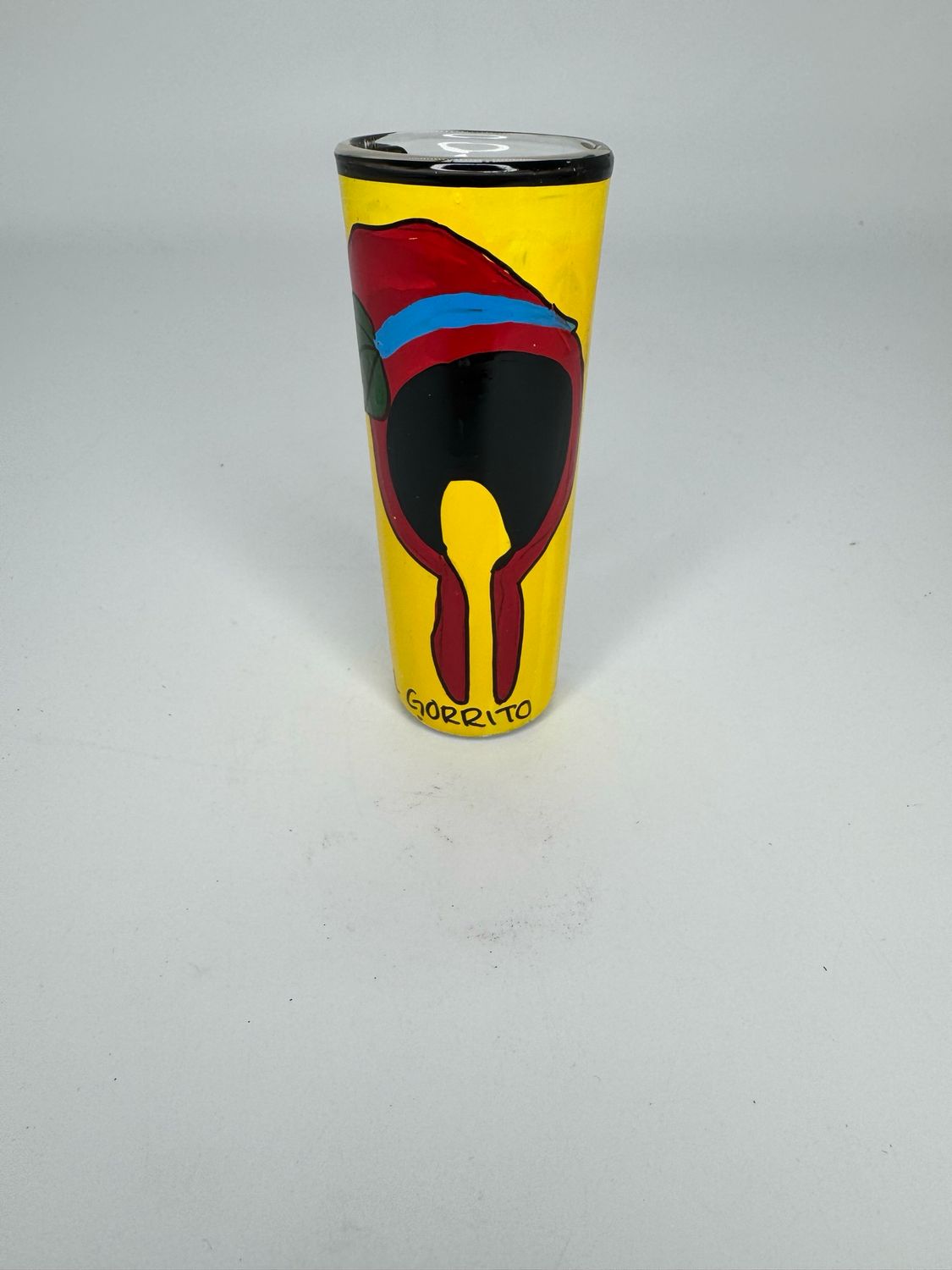Lotería Tall Glass Tequilero - Textured