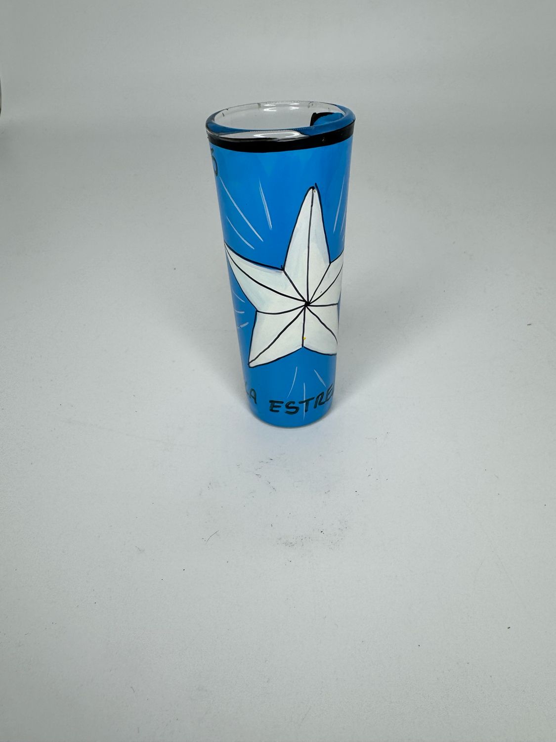 Lotería Tall Glass Tequilero - Textured