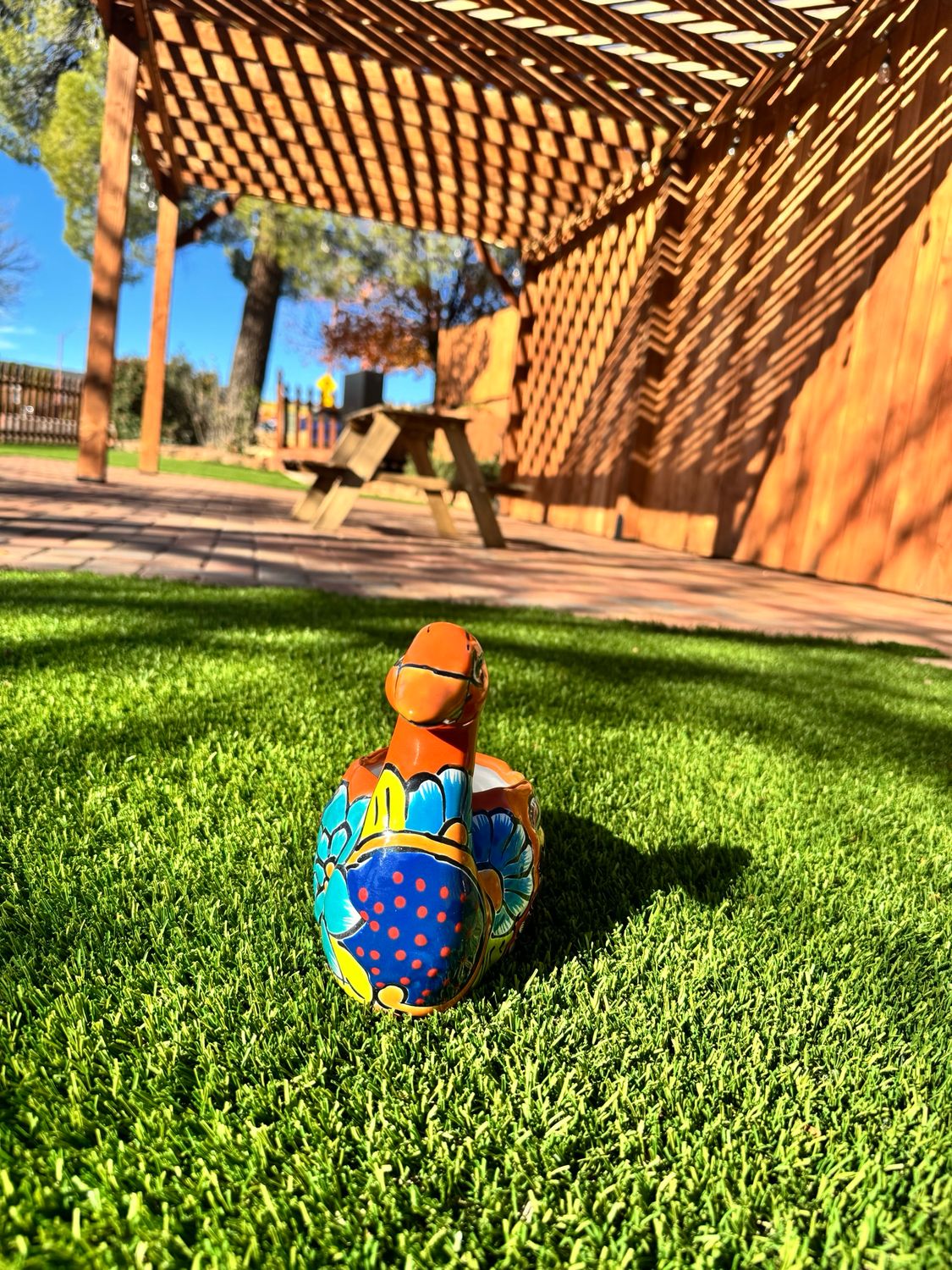 Mini Swan Planter - Talavera