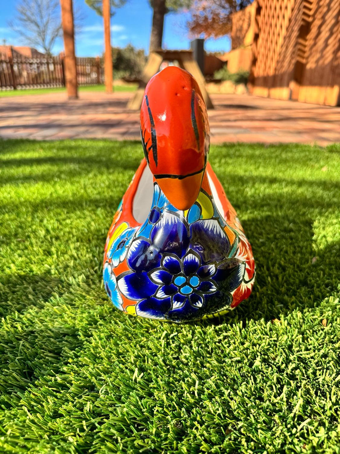 Small Swan Planter - Talavera