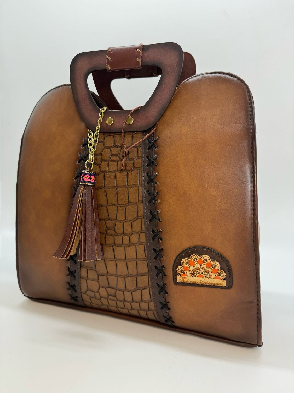 Large Handheld Leather Office Bag