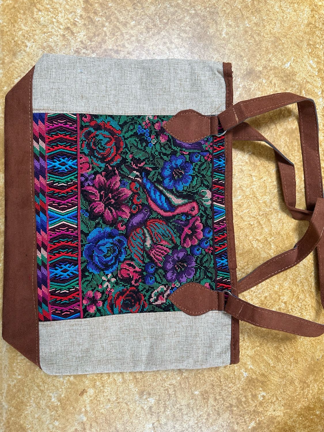 Large Embroidered Bag