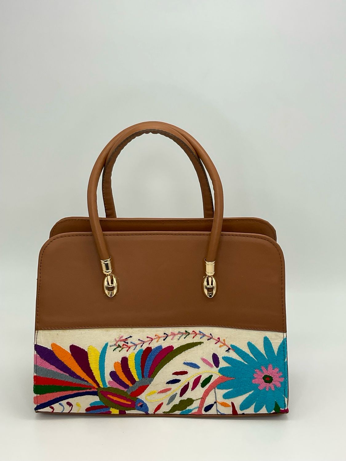 Large Handheld Leather Office Bag
