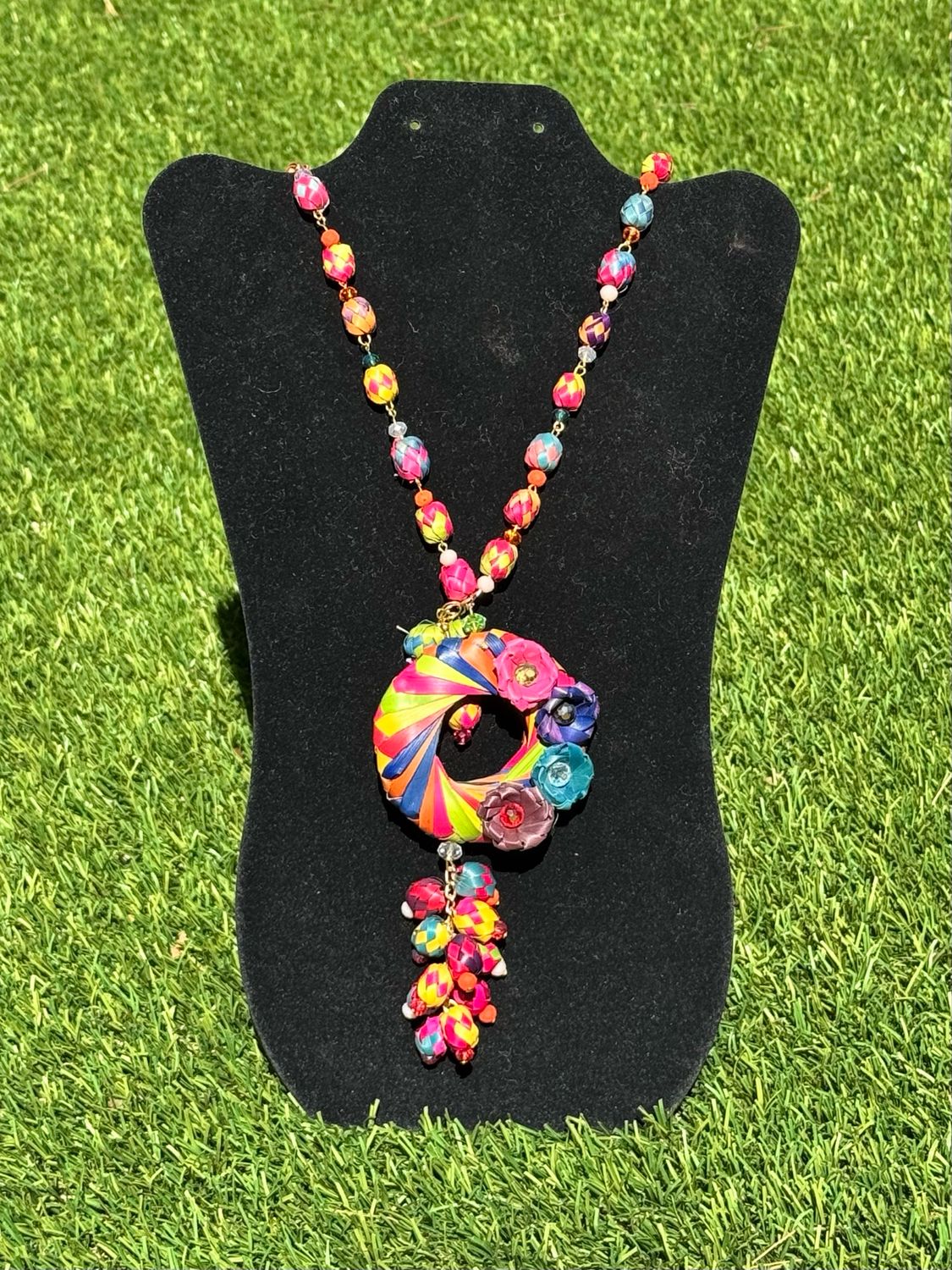 Colorful Necklace W/Earings