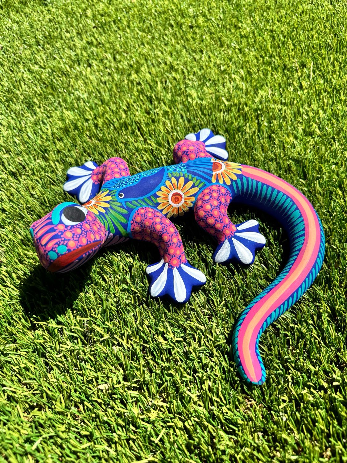 Pink Poca Indoor Colorful Matte Lizard - Medium