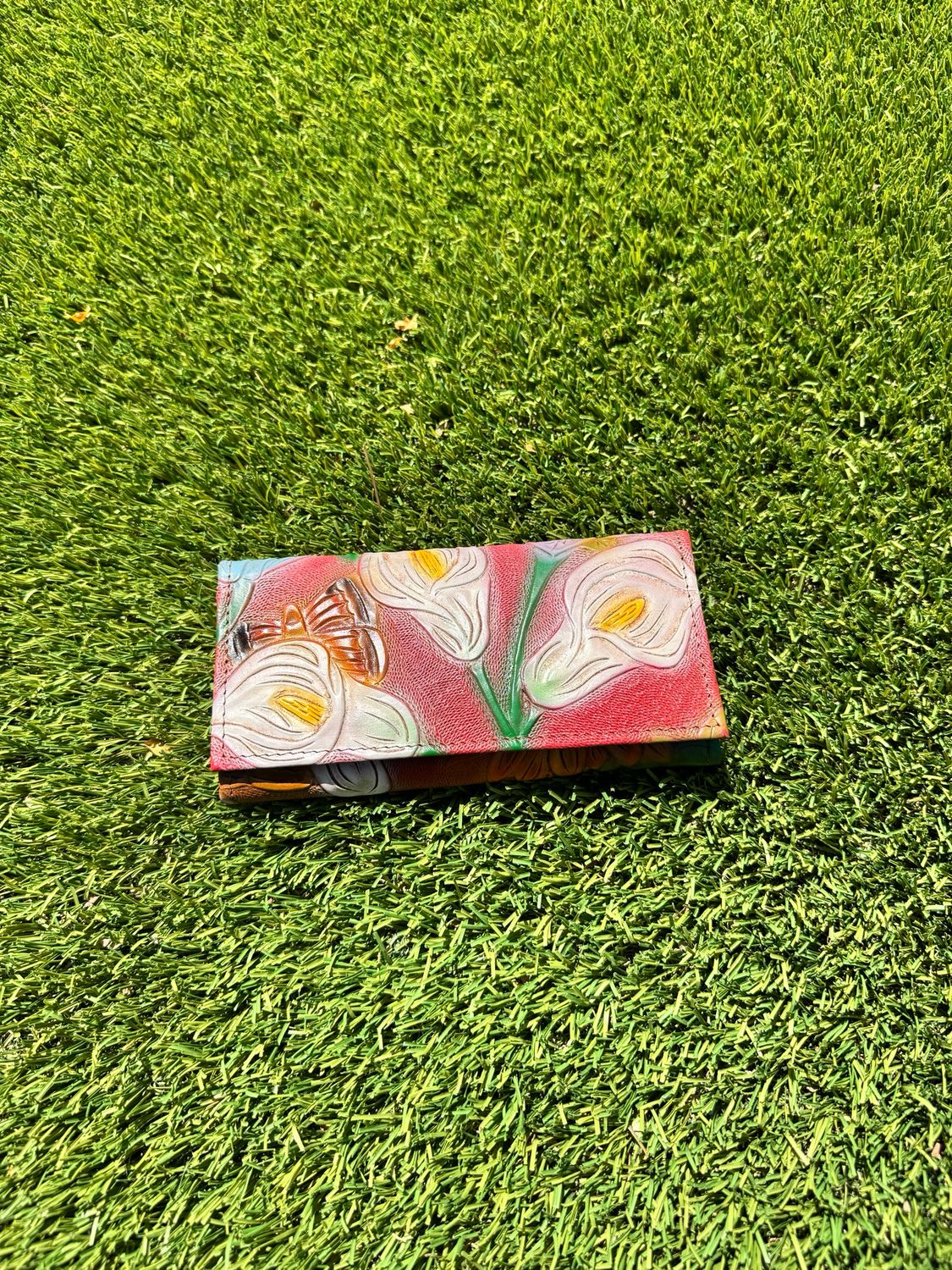Red Leather Wallet