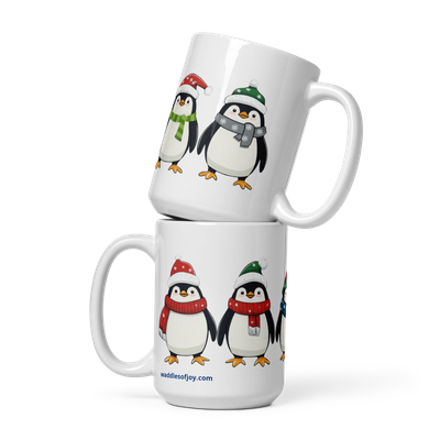 Penguin Friends Holiday Mug