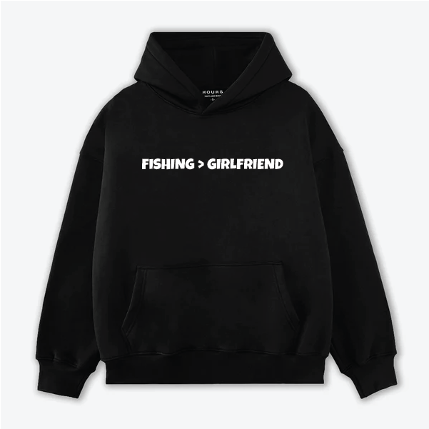 Fishing &gt; Girlfriend Hoodie