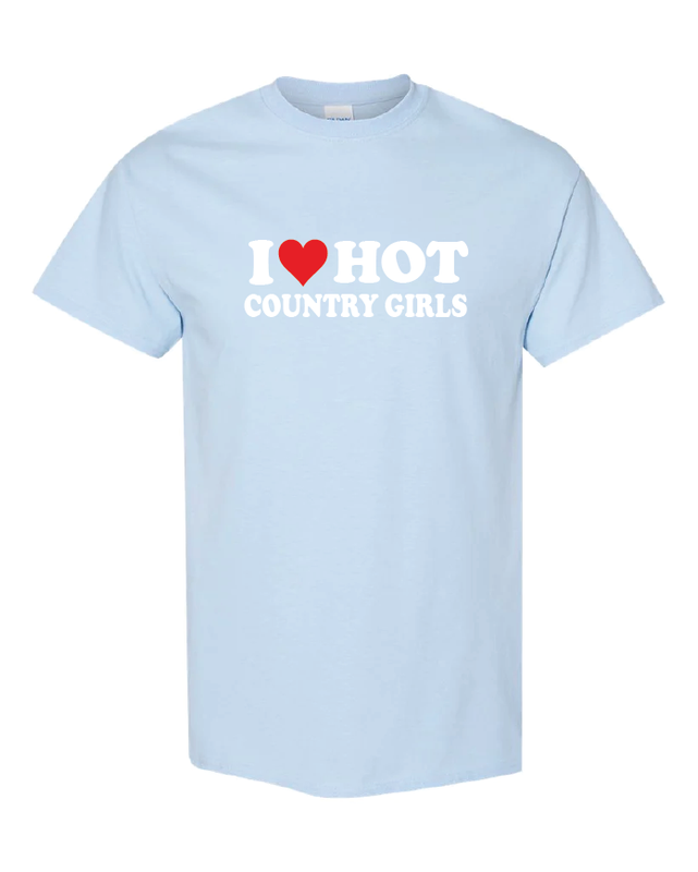 I <3 hot country girls shirt