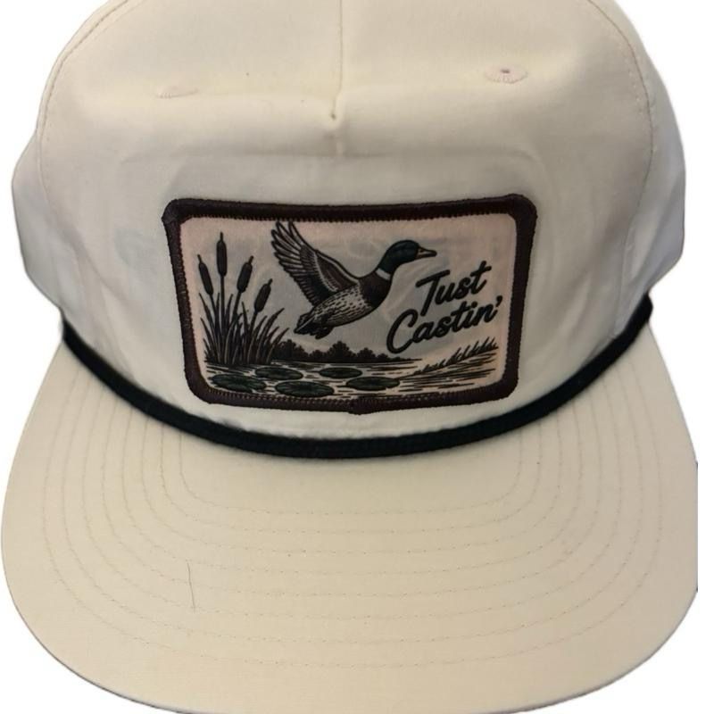 Just Castin Duck Hunting Trucker Hat