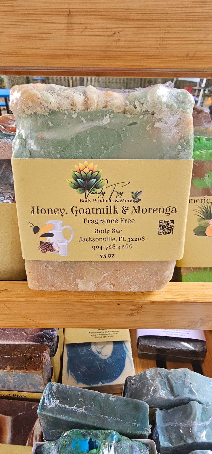 Honey, Goatmilk &amp; Moringa Moisturizing Body Bar
