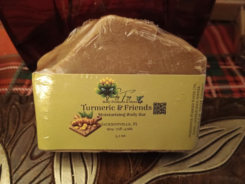 Turmeric &amp; Friends Moisturizing Body Bar