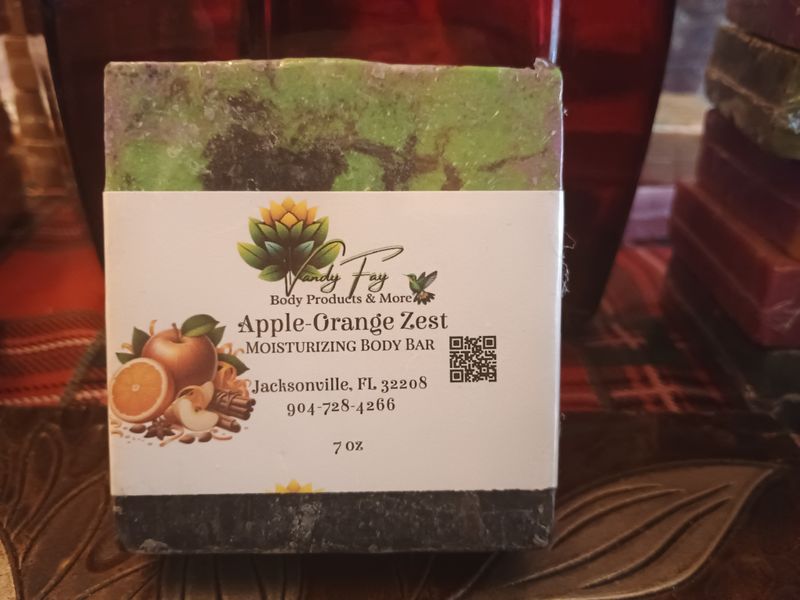 Apple-Orange Zest Moisturizing Body Bar