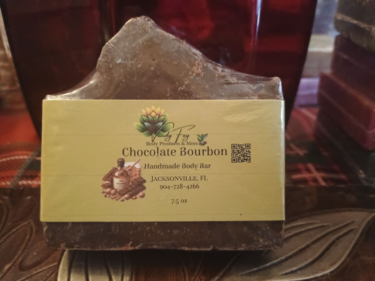 Chocolate Bourbon Moisturizing Body Bar