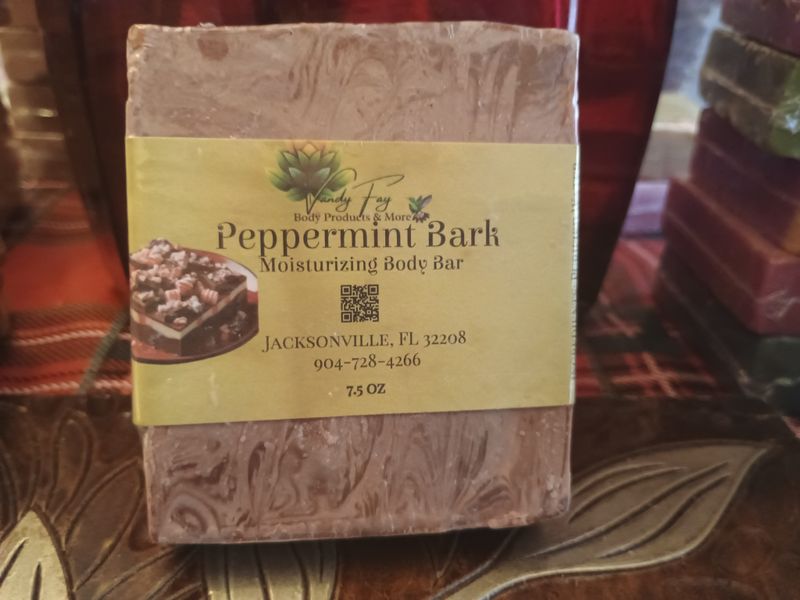 Peppermint Bark Moisturizing Body Bar