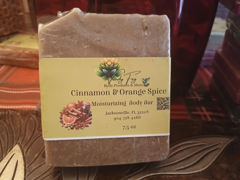 Cinnamon &amp; Orange Spice Moisturizing Body Bar