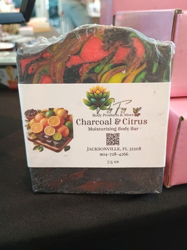 Charcoal &amp; Citrus Moisturizing Body Bar