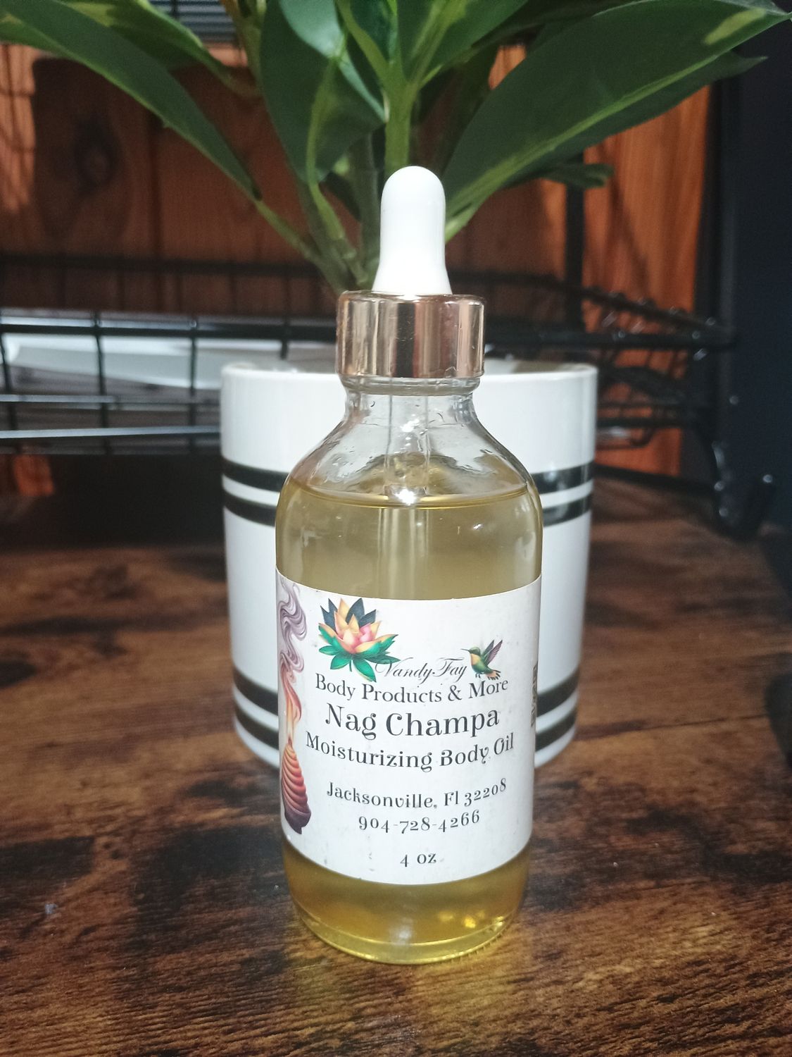 4 oz Nag Champa Body Oil