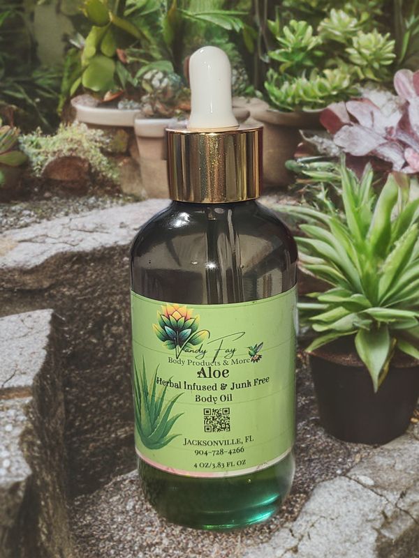 4oz Aloe Body Oil