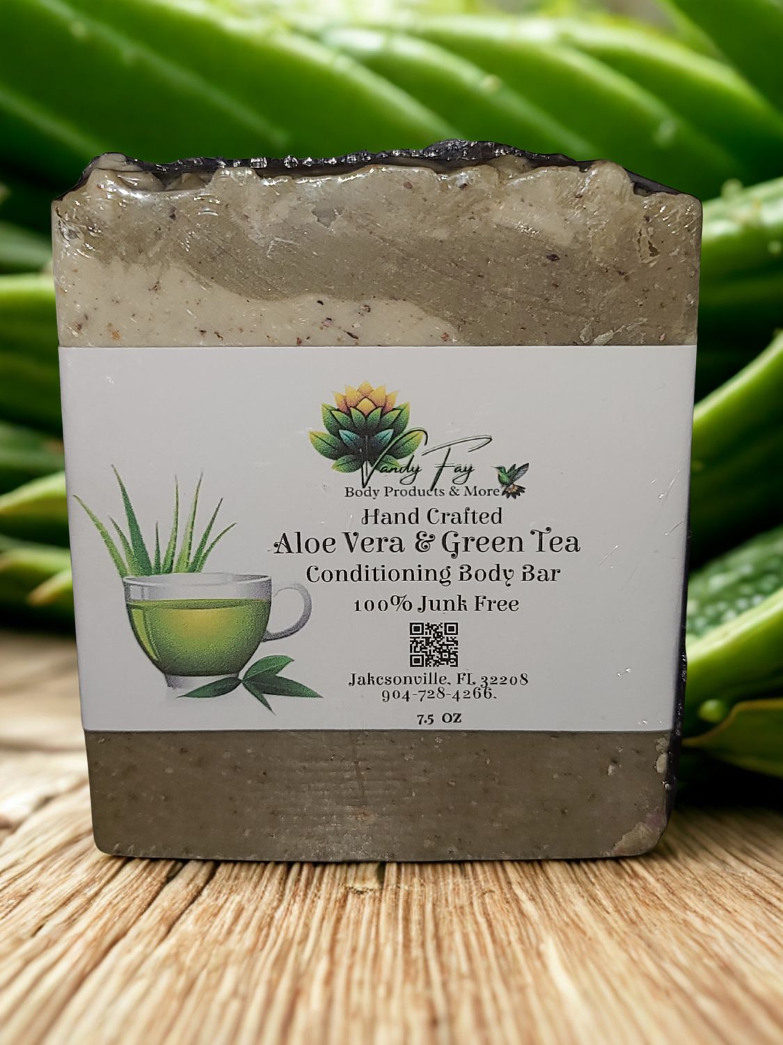 Aloe Vera &amp; Green Tea Conditioning Body Bar
