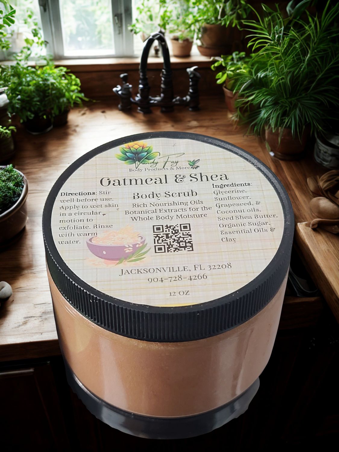 Oatmeal &amp; Shea Body Scrub