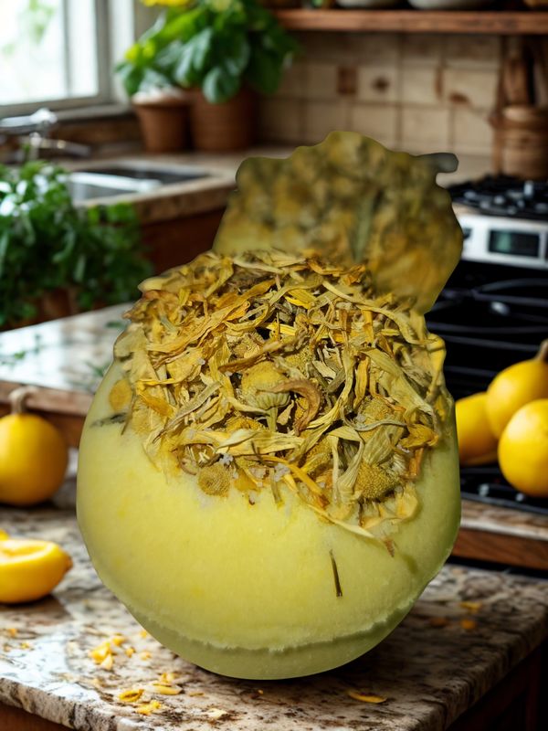Herbal Infused chamomile Bath Bomb