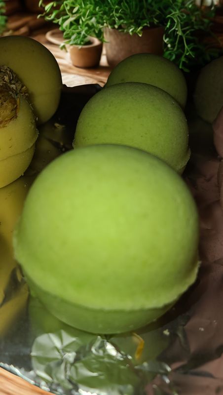 Herbal Infused Eucalyptus, &amp; Mint Bath Bomb