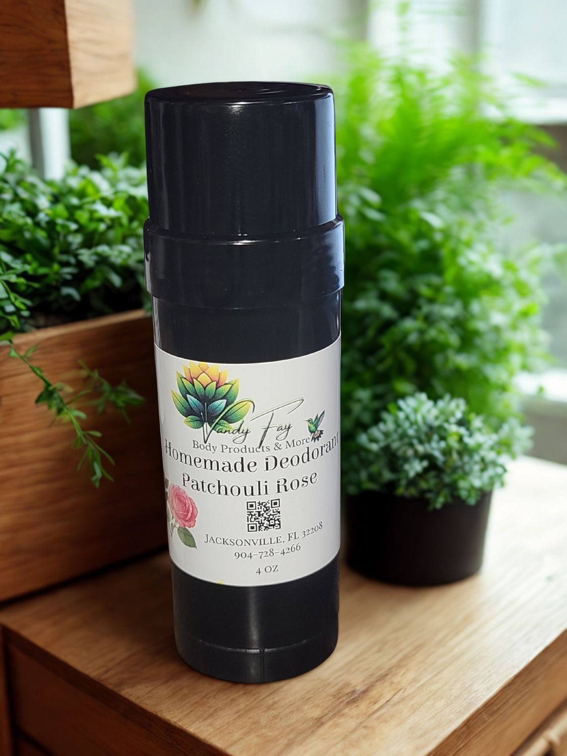 Patchouli &amp; Rose Natural Deodorant