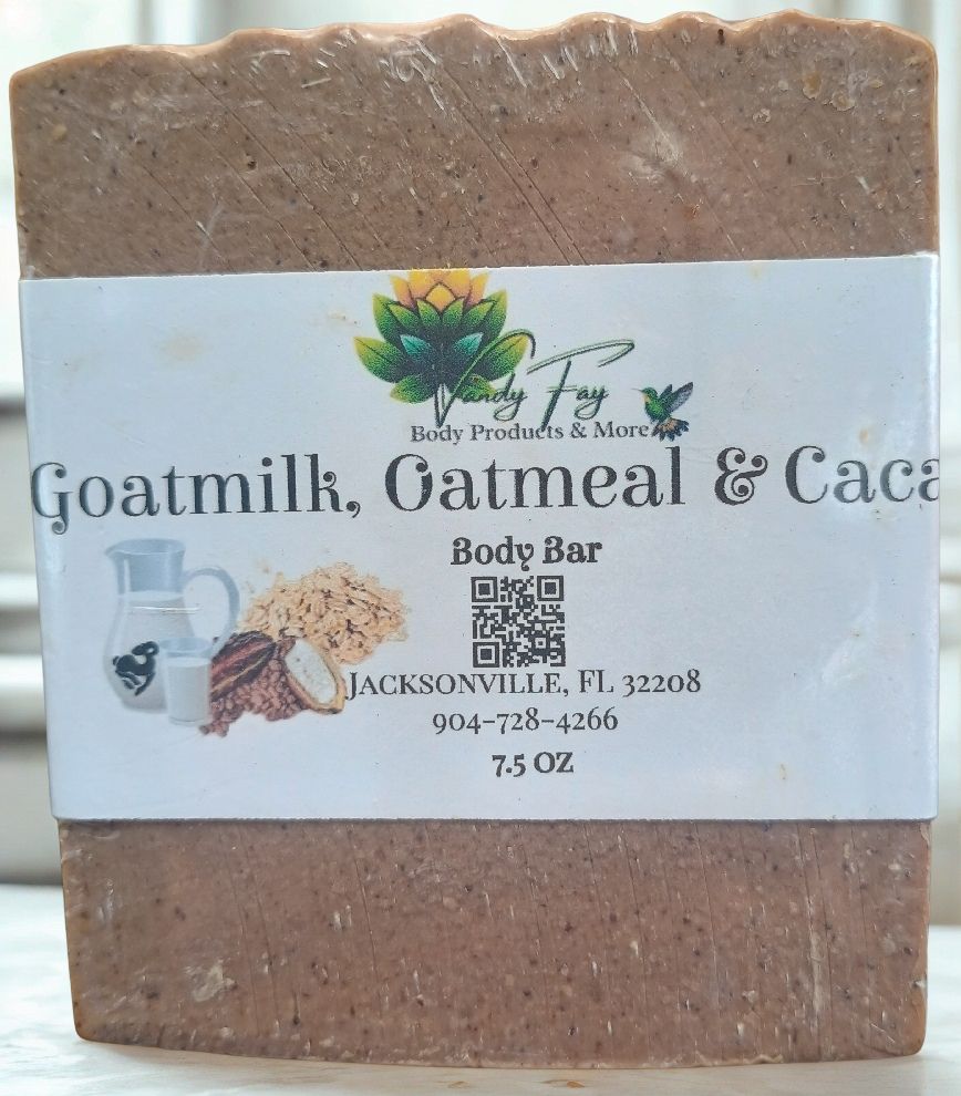Goat milk, Oatmeal &amp; Cacao Conditioning Body Bar