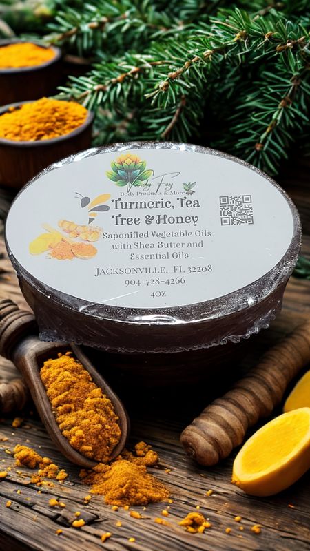 Turmeric, Tea Tree &amp; Honey Face Bar