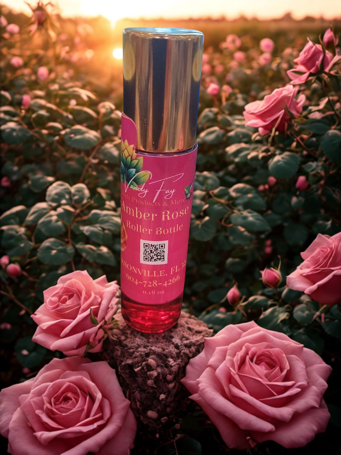 Amber Rose Roller Bottles