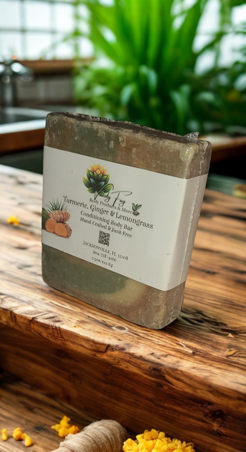 Turmeric, Ginger &amp; Lemongrass Moisturizing Body Bar