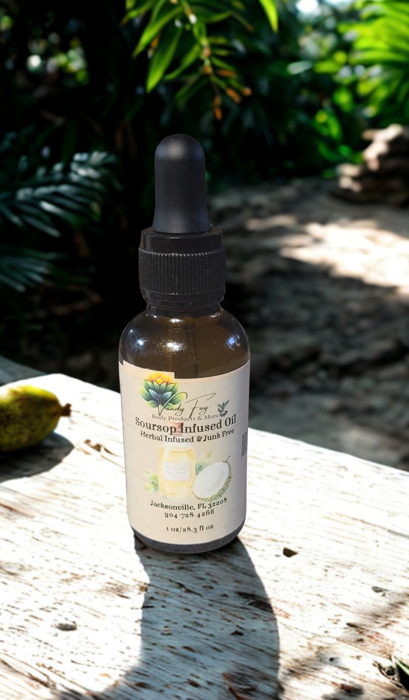 1 oz Soursop Infused Body Oil