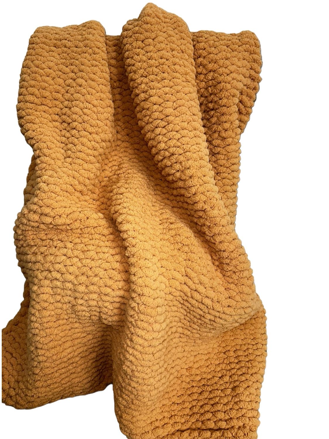 Chunky Chenille Handmade Lap Blanket