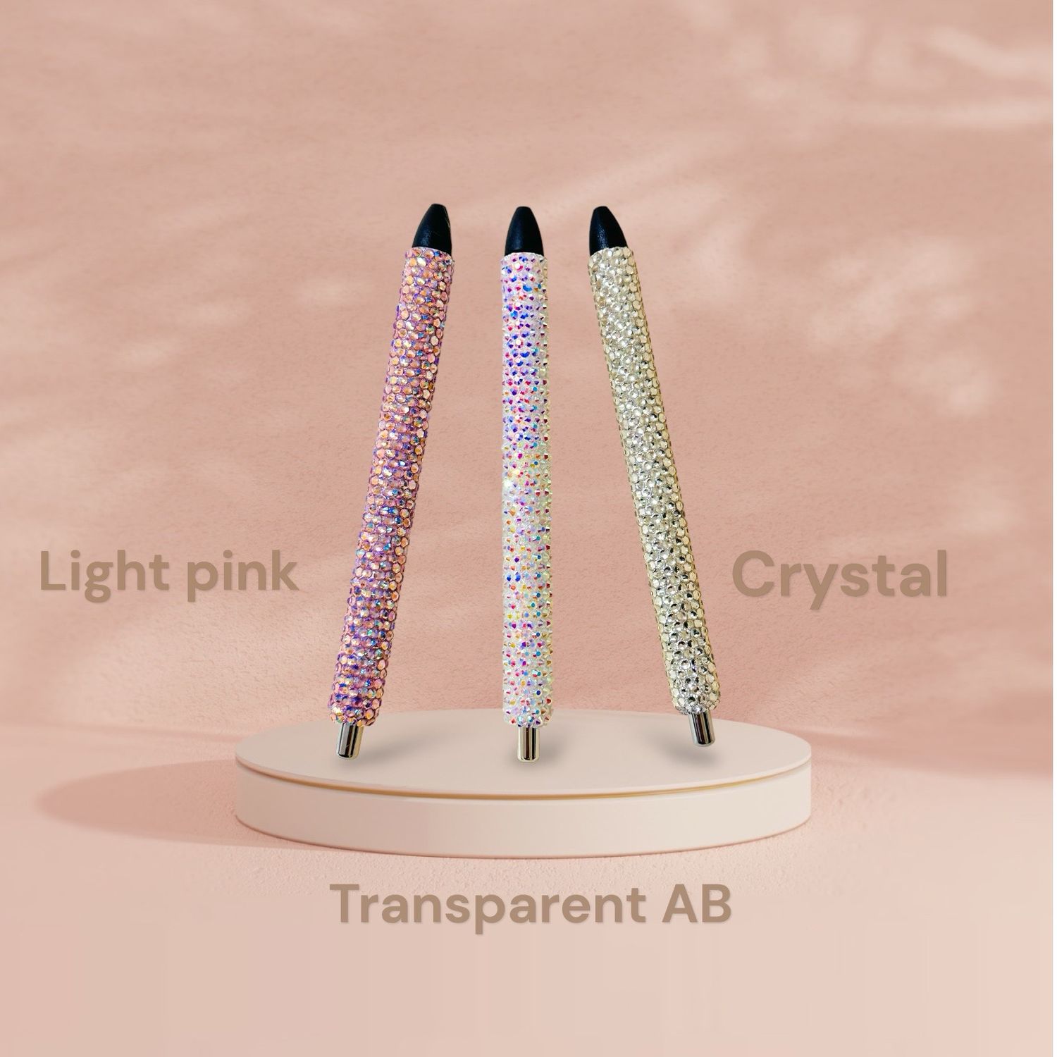 Refillable Glass Rhinestone Pens, Handmade ss10, Inkjoy Bling Pen