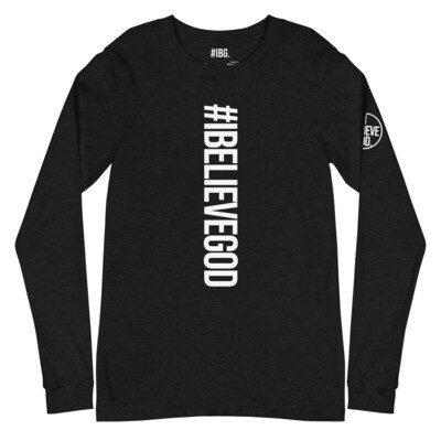 #IBG (Vertical) Unisex Long Sleeve Tee (Black)