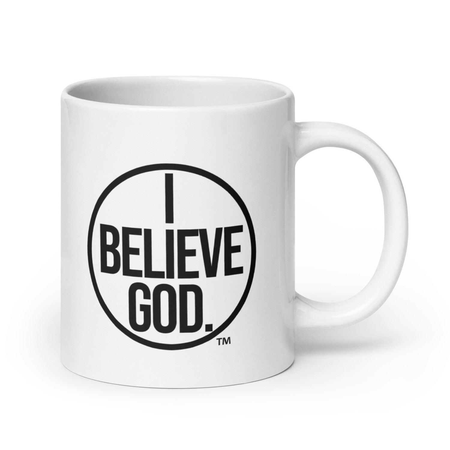 #IBG White glossy mug