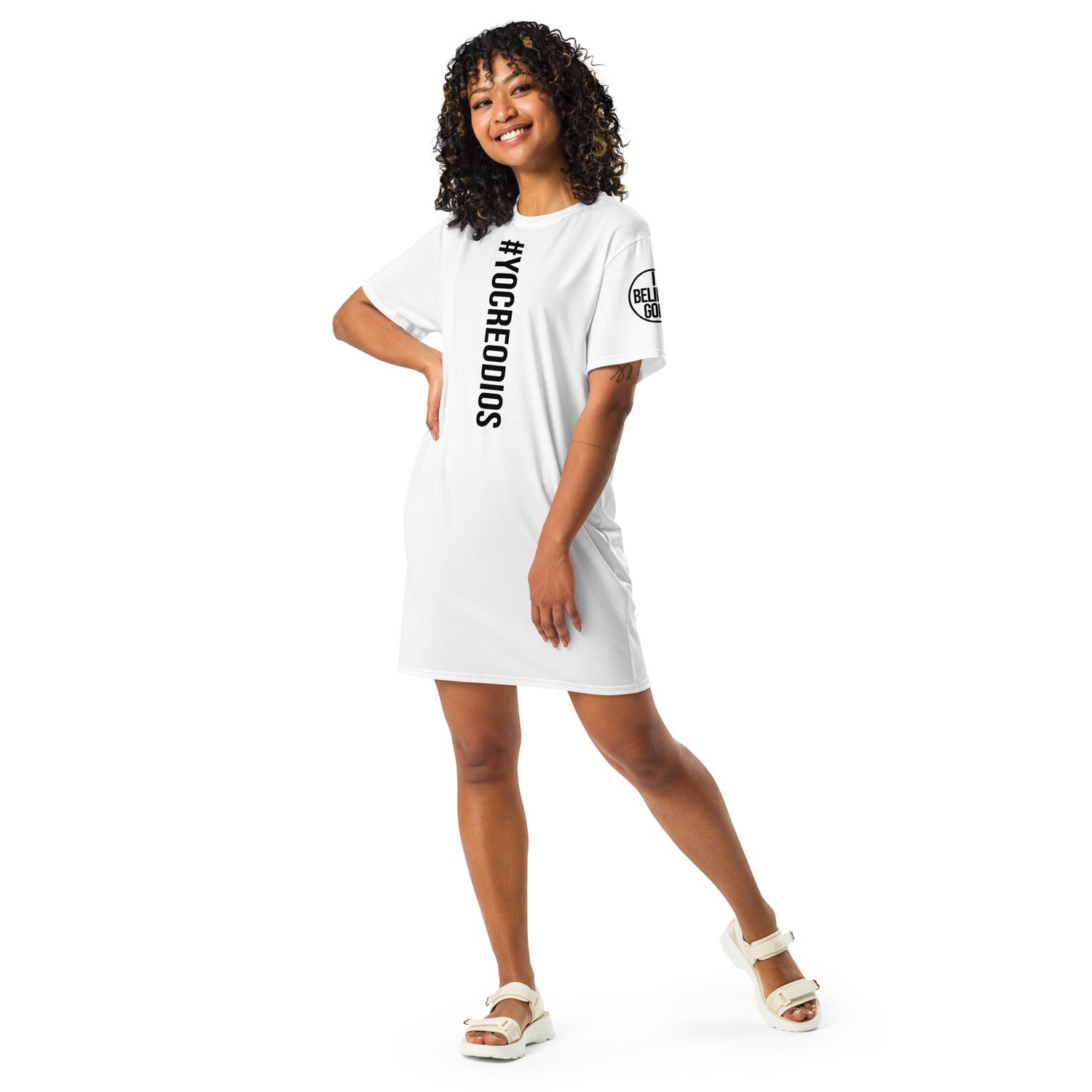 Yo Creo Dios T-shirt dress