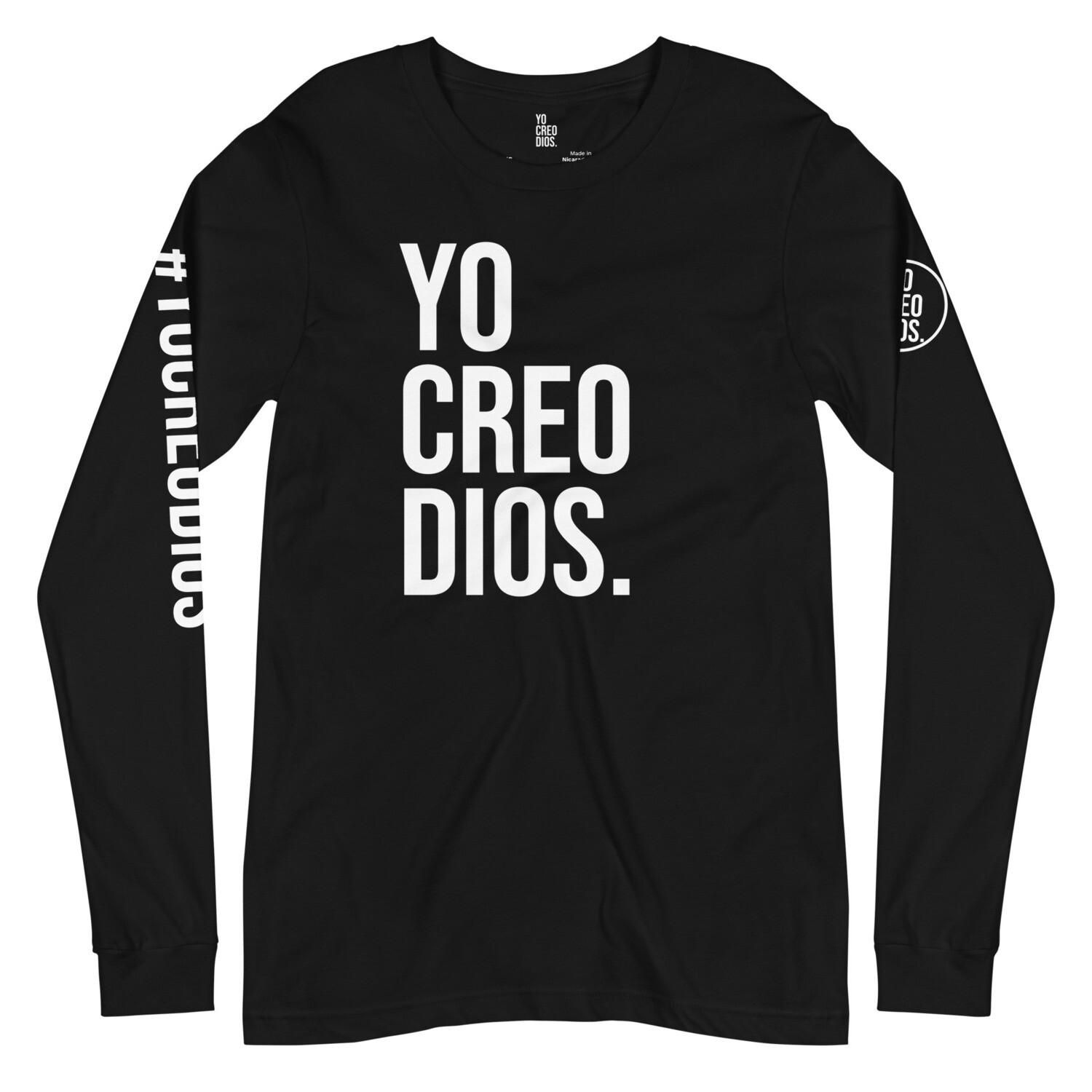 Unisex Yo Creo Dios Long Sleeve Tees