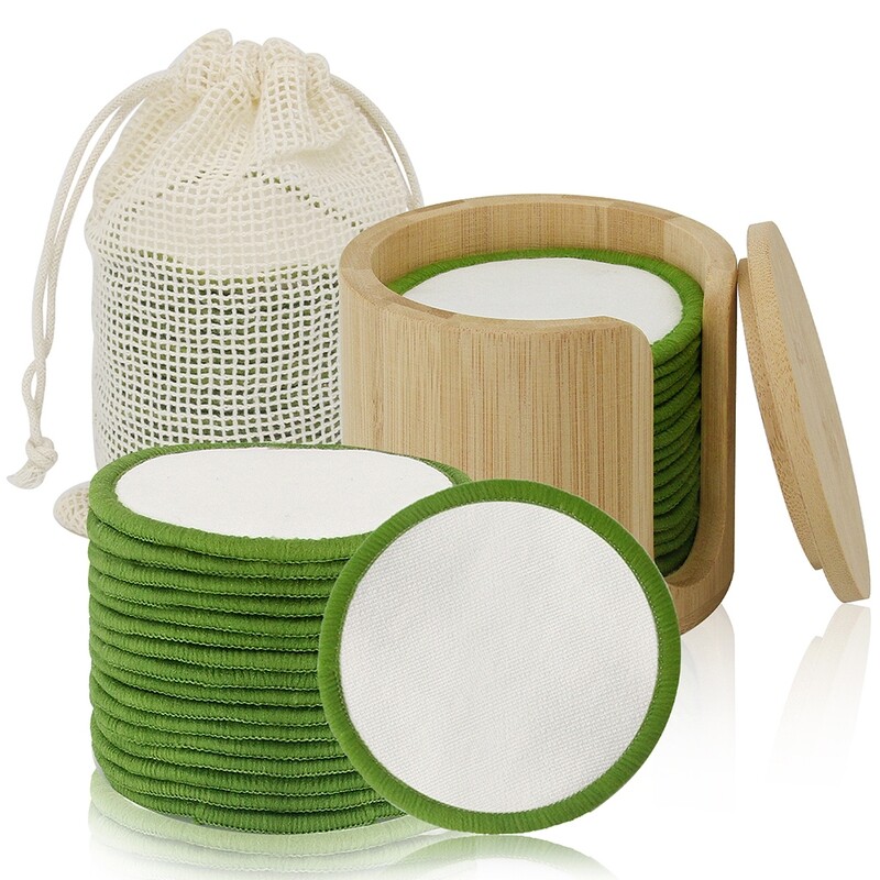 Bamboo Cotton Makeup Remover Pads