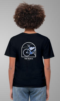 Black The Traka T-Shirt Bike Unisex
